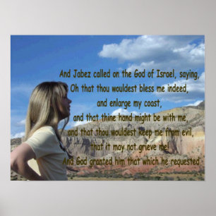Canvas Picture Jabez Prayer Poster