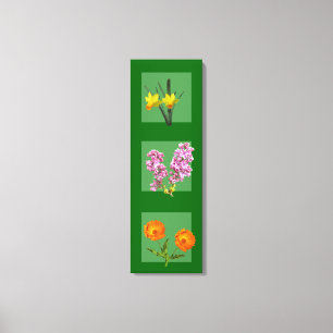 Canvas Print - Botanical Triptych