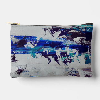 Canvas Print Breeze | Contemporary Abstract Art Accessory Pouch