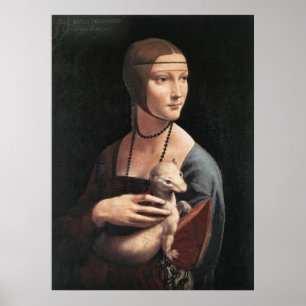 Canvas Print - Lady with an Ermine