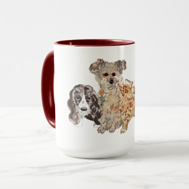 Canvas Print : Love Of Pets Mug (Front Left)