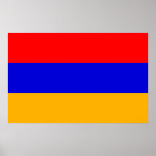Canvas Print with Flag of Armenia
