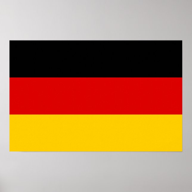Canvas Print with Flag of Germany (Front)
