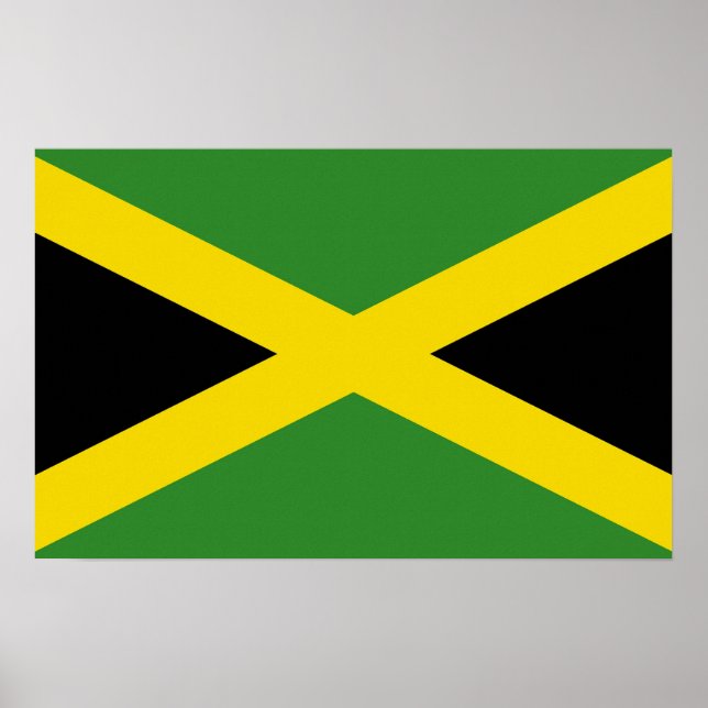 Canvas Print with Flag of Jamaica (Front)
