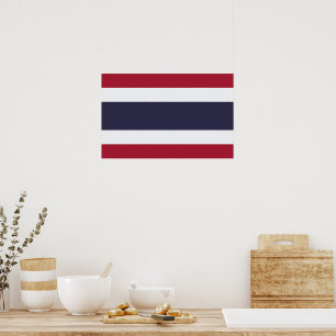 Canvas Print with Flag of Thailand