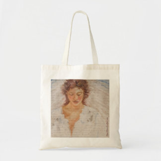 Canvas Tote With Angel Bag
