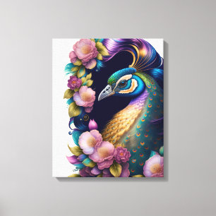 Canvas Wall Art-Peacock Print