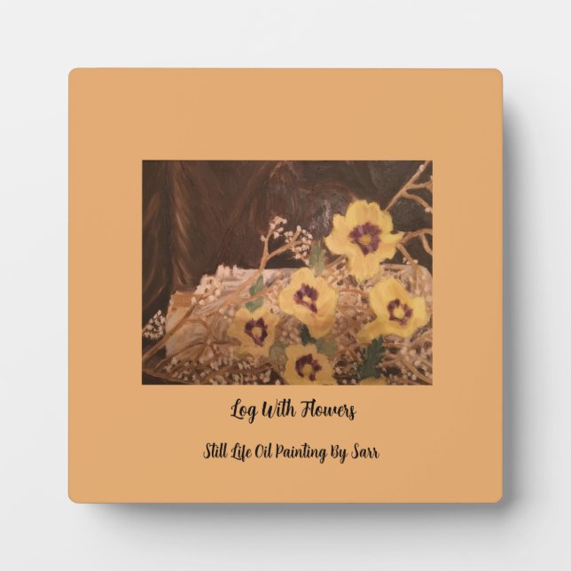    Canvas with  Easel  Plaque (Front)