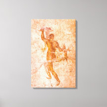 Canvas Wrap - Roman Fresco, Ancient Pompeii, Italy