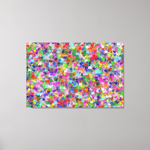 Canvas - Wrapped - Paint Splatters One Print