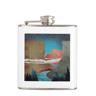 Canyon Birds Hip Flask