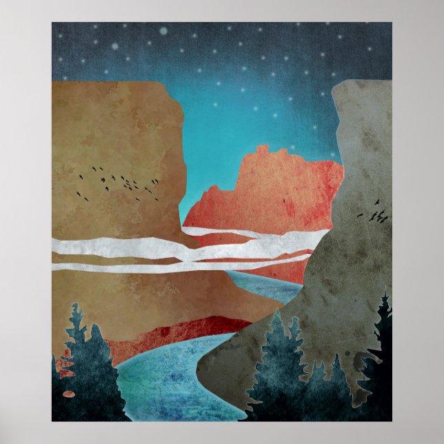 Canyon Birds Poster (Front)