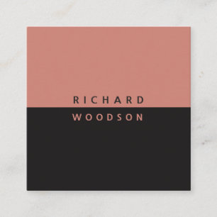 Canyon Clay Elegant Minimal Modern Professional Square Business Card