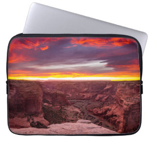 Canyon de Chelly, sunset, Arizona Laptop Sleeve
