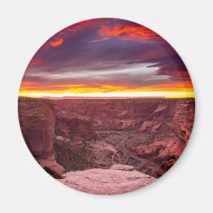 Canyon de Chelly, sunset, Arizona Magnet