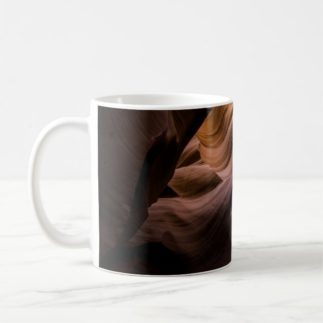 Canyon desert landscape pattern coffee mug (Left)