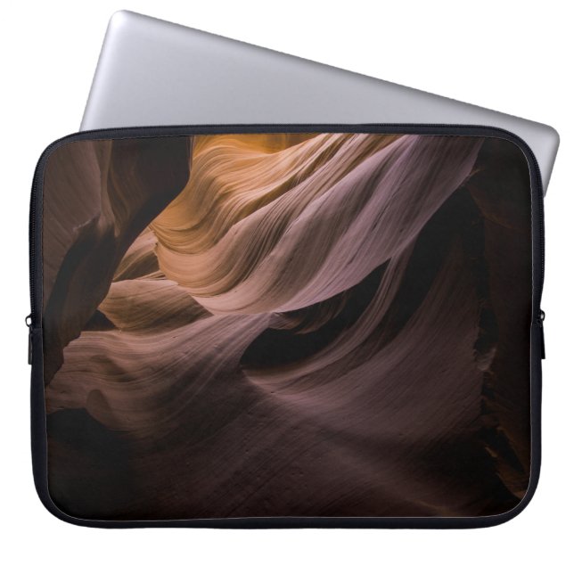 Canyon desert landscape pattern laptop sleeve (Front)