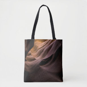 Canyon desert landscape pattern tote bag