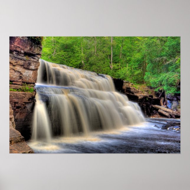 Canyon Falls, Michigan. Poster (Front)