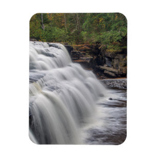 Canyon Falls On The Sturgeon River Near L'Anse Magnet