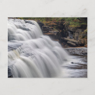 Canyon Falls On The Sturgeon River Near L'Anse Postcard
