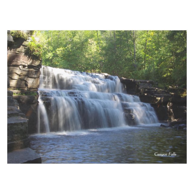 Canyon Falls table cloth (Front (Horizontal))