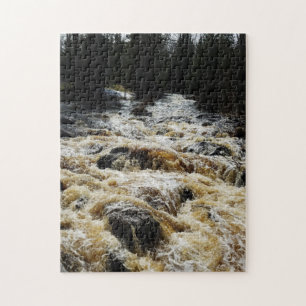 Canyon Falls Waterfall Jigsaw Puzzle