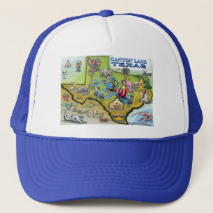 Canyon Lake TEXAS Map Trucker Hat