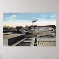 Canyon Lumber Mill Scene