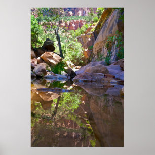 Canyon Mirror Poster