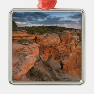 Canyon overlook in the Island in the sky Metal Ornament