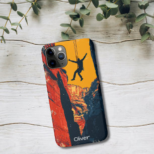 Canyon Rappelling Adventure iPhone 11 Pro Case
