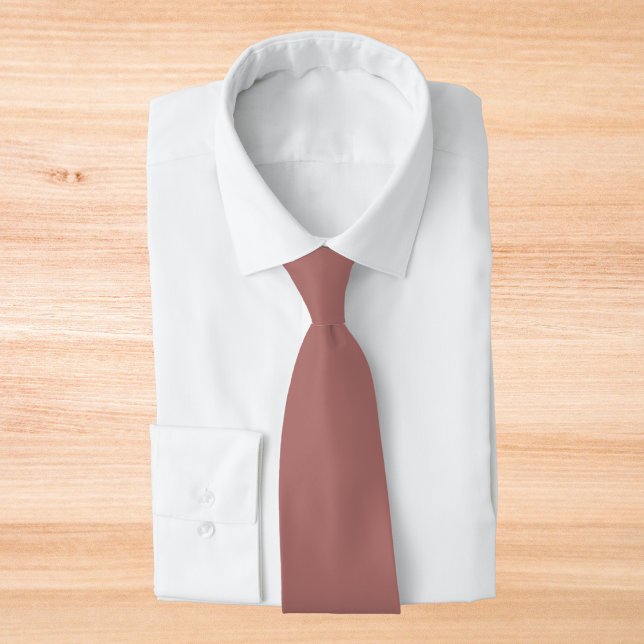 Canyon Rose Solid Colour Tie (Creator Uploaded)