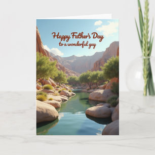 Canyon Sweet Fathers Day Card