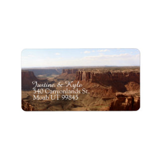 Canyonlands Couple Address label