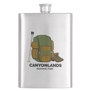 Canyonlands National Park Backpack Hip Flask