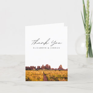 Canyonlands National Park Blank Thank You Card