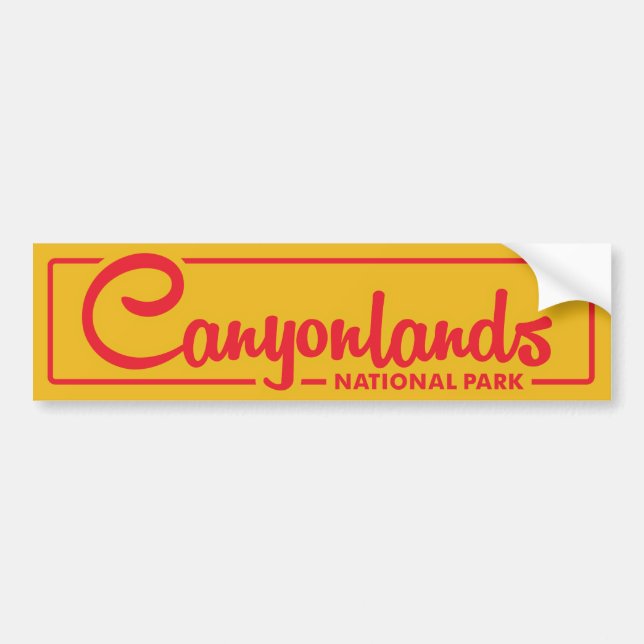 Canyonlands National Park Bumper Sticker (Front)