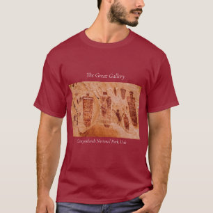 Canyonlands National Park Great Gallery Rock Art T-Shirt