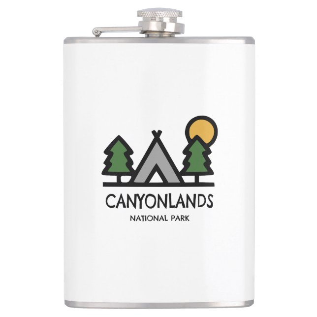 Canyonlands National Park Hip Flask (Front)