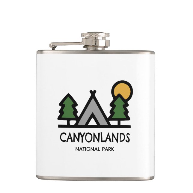 Canyonlands National Park Hip Flask (Front)