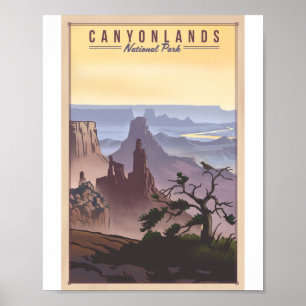 Canyonlands National Park Litho Artwork Poster