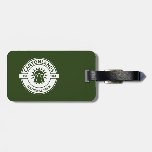 Canyonlands National Park Luggage Tag (Back Horizontal)
