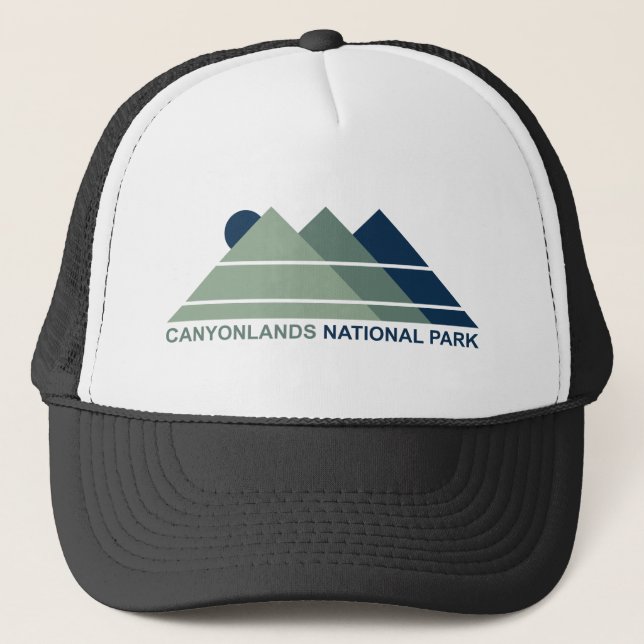 Canyonlands National Park Mountain Sun Trucker Hat (Front)