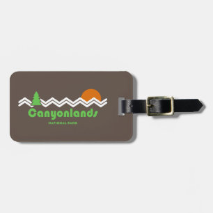 Canyonlands National Park Retro Luggage Tag