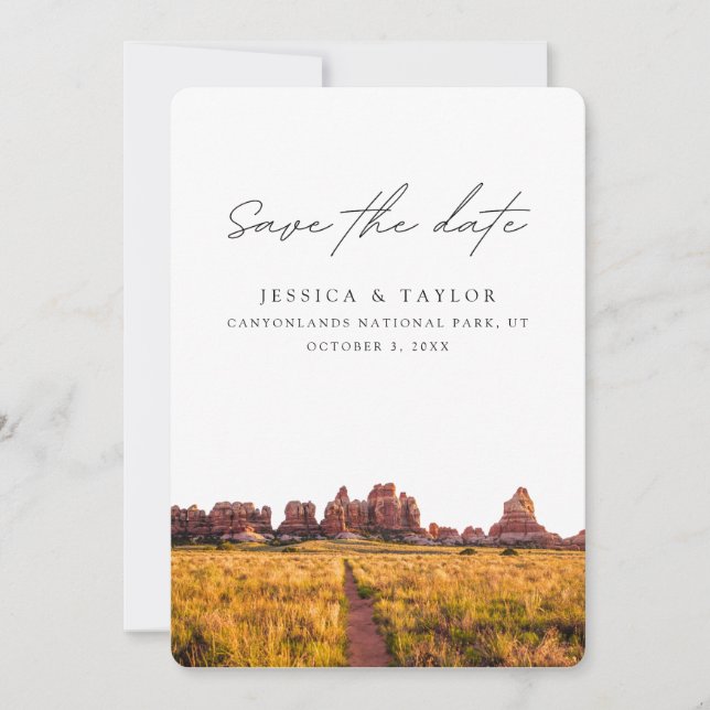 Canyonlands National Park Save the Date Invitation (Front)