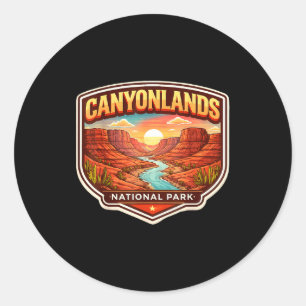 Canyonlands National Park Souvenir Utah Memorabili Classic Round Sticker