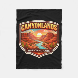 Canyonlands National Park Souvenir Utah Memorabili Fleece Blanket