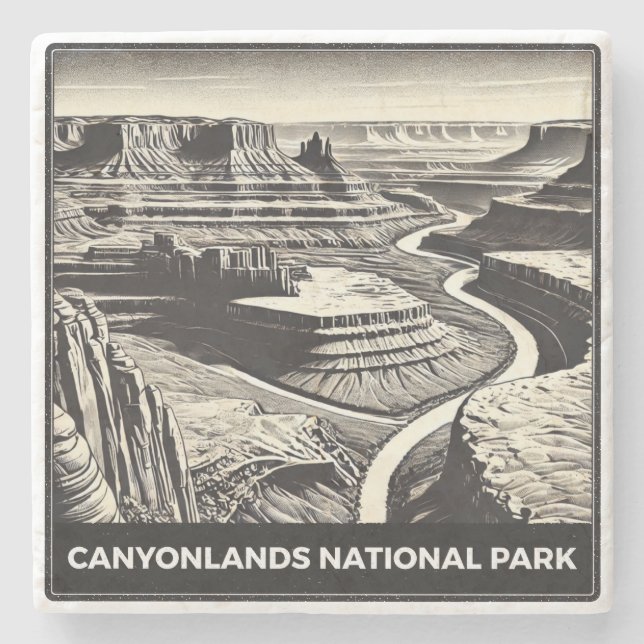 Canyonlands National Park Stone Coaster (Front)