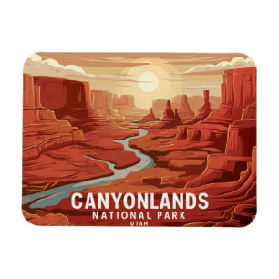 Canyonlands National Park Sunset Magnet